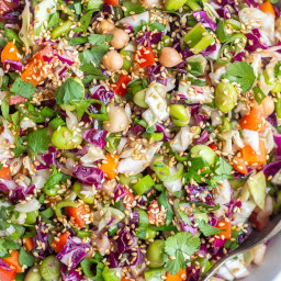 Asian Inspired Chopped Cabbage Salad
