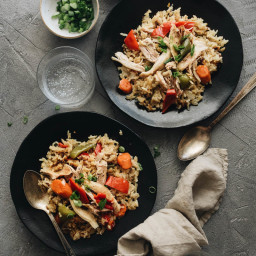 Asian Instant Pot Chicken and Rice (A Pressure Cooker Recipe)