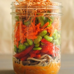 Asian Noodle Salad Jars