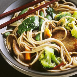 Asian Noodle Soup with Pork