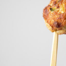 Asian Pork Meatballs with Soy Garlic Dipping Sauce