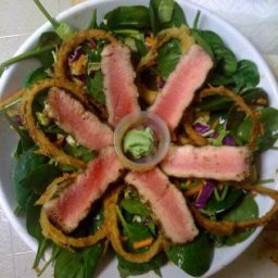 Asian Sesame Salad with Seared Ahi Tuna