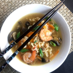 Asian Shrimp Ramen Soup
