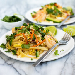 Asian Shrimp Stir Fry with Noodles Recipe