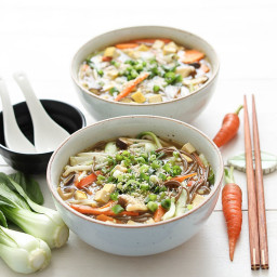 Asian Soba Noodle Soup