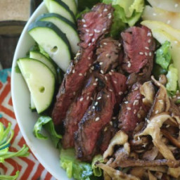 Asian Steak and Pear Salad