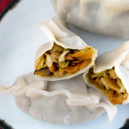 Asian Steamed Dumplings from The Ultimate Vegan Cookbook for Your Instant P