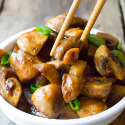 Asian Stir Fried Mushrooms