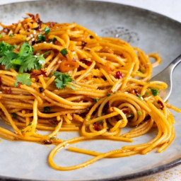 Asian Style Buttered Spaghetti 