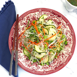 Asian Style Noodle & Courgette Salad