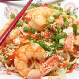 Asian-Style Shrimp Scampi Recipe