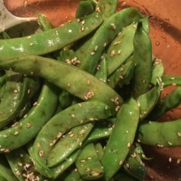 Asian Sugar Snap Pea Appetizer