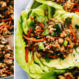 Asian Turkey Lettuce Wraps Recipe