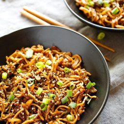 Asian Zoodle Bowls with Beef