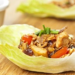 Asian Chicken and Veggie Lettuce Wraps