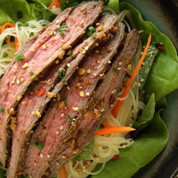 Asian Noodle Salad With Flank Steak
