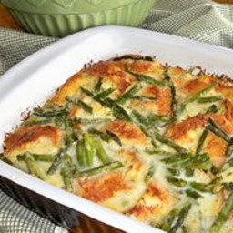 Asparagus and Cheese Bread Pudding Recipe