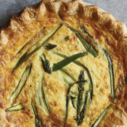 Asparagus and Fontina Quiche