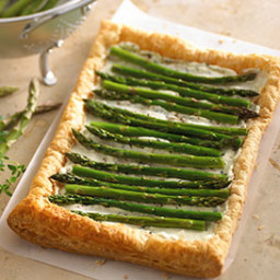 Asparagus and Goat Cheese Tart
