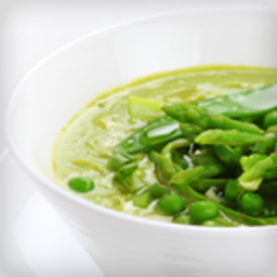 Asparagus and Leek Soup 