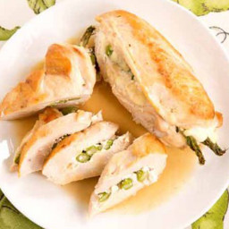 Asparagus and Ricotta Stuffed Chicken