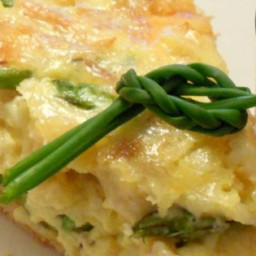 Asparagus and Swiss Cheese Quiche  Recipe