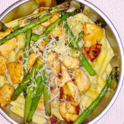 Asparagus, Chicken and Penne Pasta Recipe