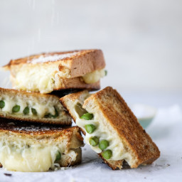 Asparagus Grilled Cheese with Brown Butter and Dijon