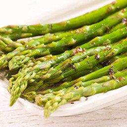 Asparagus with Balsamic Brown Butter