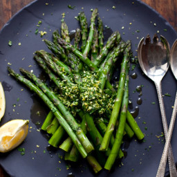 Asparagus With Gremolata, Lemon and Olive Oil