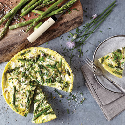 Asparagus and Goat Cheese Frittata