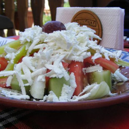 Authentic Bulgarian Salad Calls For Fresh Veggies And Feta Cheese