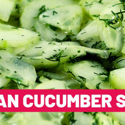 Authentic German Cucumber Salad