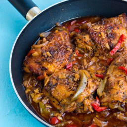 Authentic Jamaican brown stew chicken