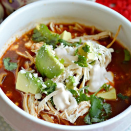 Authentic Mexican Chicken Tortilla Soup Recipe (Easy!)
