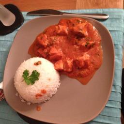 Authentic sweet and sour chicken balti