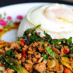 Authentic Thai Stir-Fried Pork With Lime and Mint