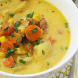 Autumn Chowder: Comfort in a Bowl {Freezer Meal}