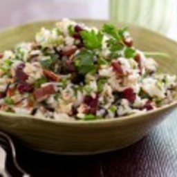 Autumn Rice Salad with Dried Fruit and Nuts