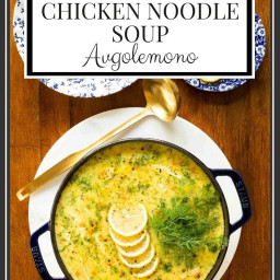 Avgolemono (Greek Chicken Pasta Soup)