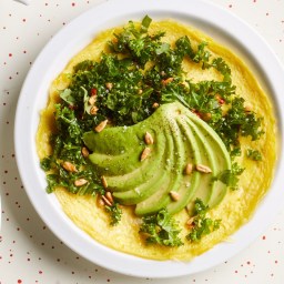 Avocado & Kale Omelet Recipe