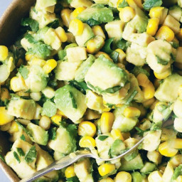 Avocado and corn salad