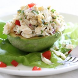 				Avocado and Lump Crab Salad 			