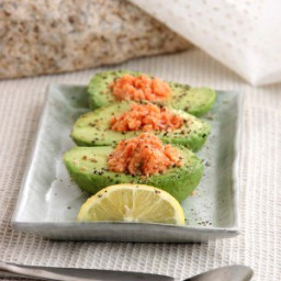 Avocado and Salmon Low-Carb Breakfast