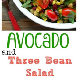 Avocado and Three Bean Salad