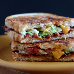 Avocado, Bacon and Grilled Cheese Sandwiches