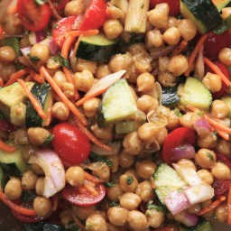 Avocado Chickpea Salad with Chili Lime Dressing Recipe by Tasty