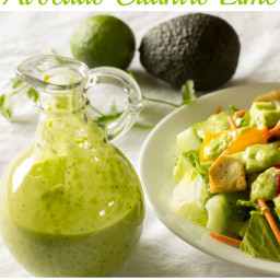 Avocado Cilantro Lime Salad Dressing Recipe