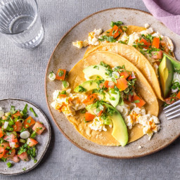 Avocado & Egg Breakfast Tacos