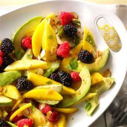 Avocado Fruit Salad with Tangerine Vinaigrette Recipe